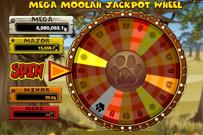 mega moolah jackpotwheel