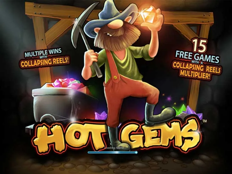 Hot Gems Slot Logo