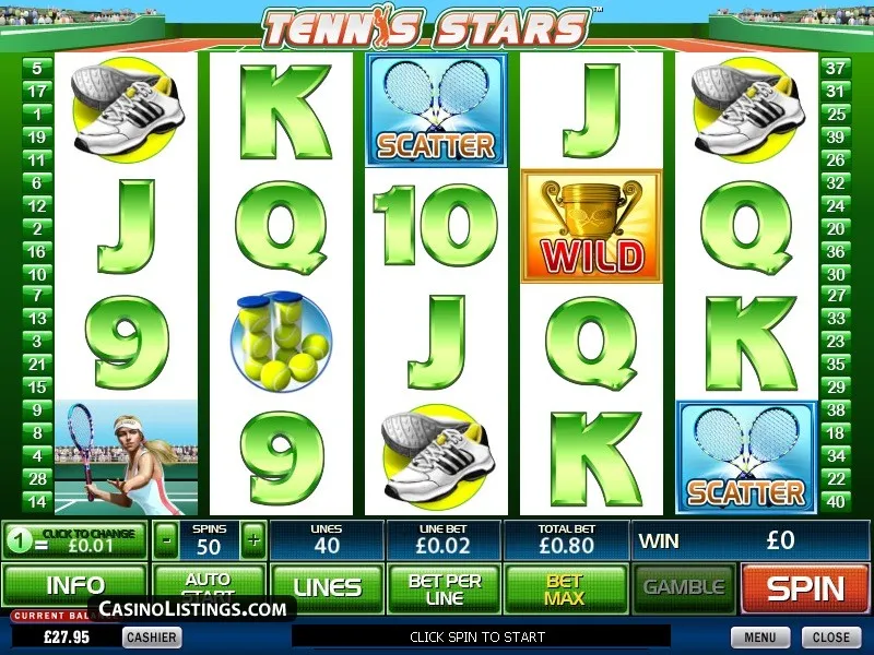 Tennis Stars Slot Review