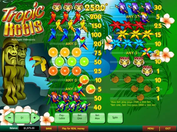 Tropic Reels Slot Review