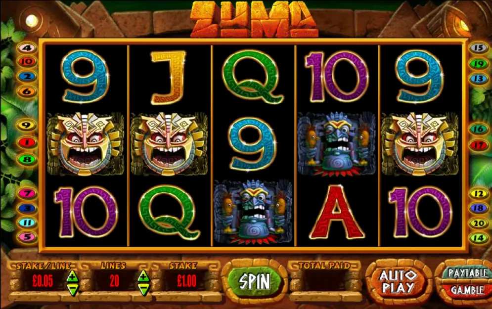 Zuma Slots Review