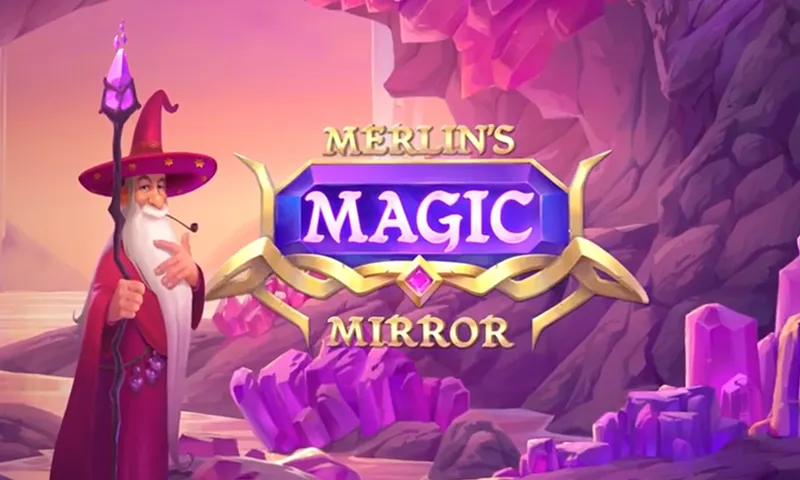 Merlin's Magic Mirror Slot Logo