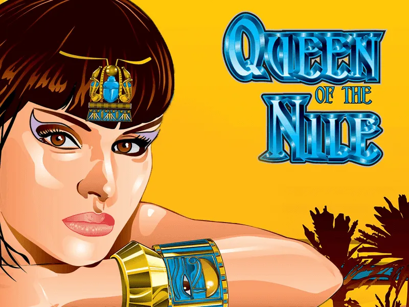 Queen of the Nile Slot Logo