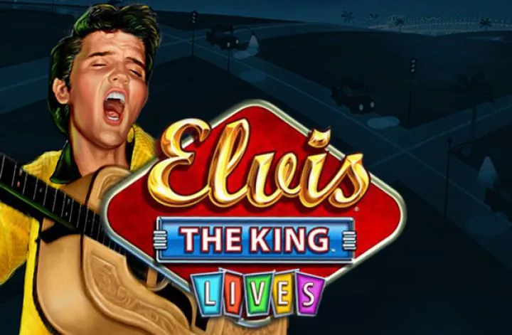 Elvis the King Lives Slot Logo