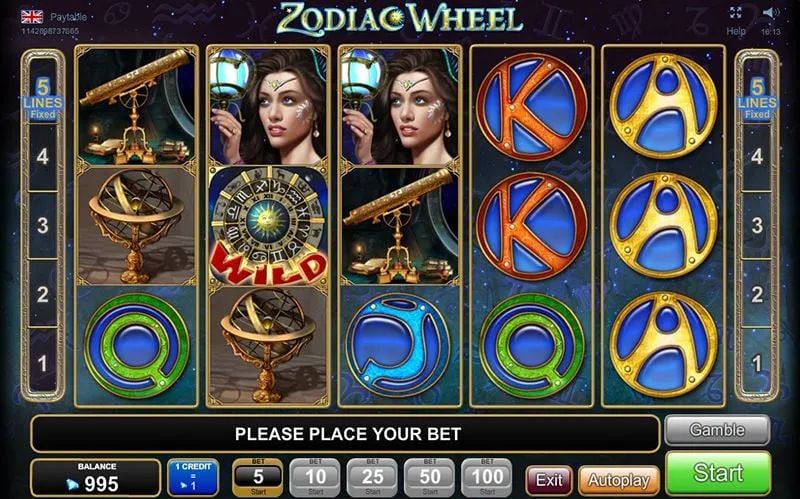 Zodiac Wheel Slot Review