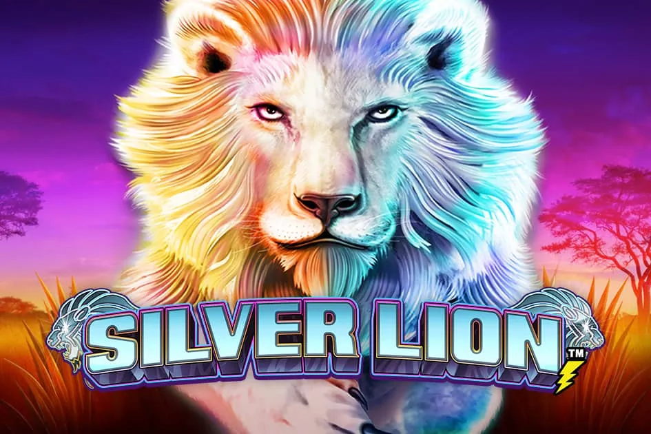 Silver Lion Slot Logo