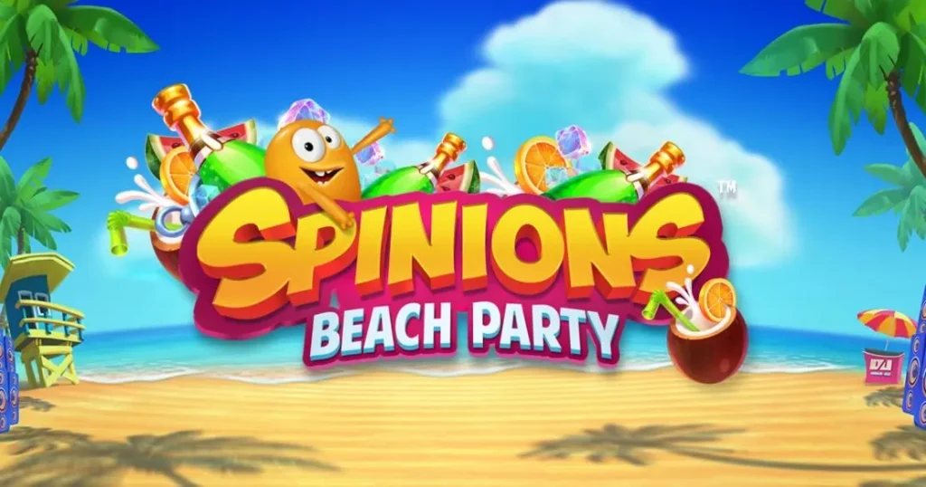 Spinions Beach Party Slot Logo